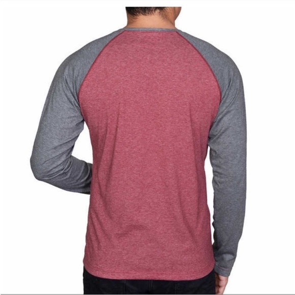 Columbia Men Long Sleeve Raglan Tee - SMALL - Picture 5 of 5